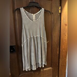 Striped Sleeveless Top